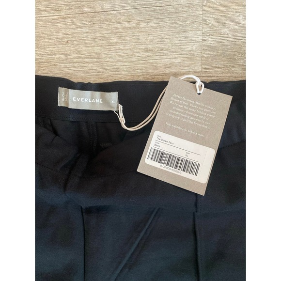 NWT Everlane The Dream Pant Black Size XL Regular - Picture 5 of 7